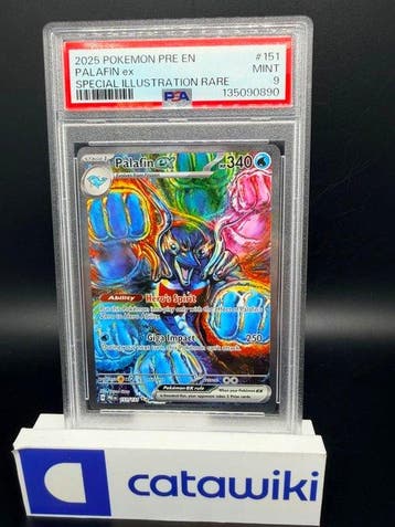 Pokémon - 1 Graded card - Palafin ex [SIR] 151/131 PSA 9 -