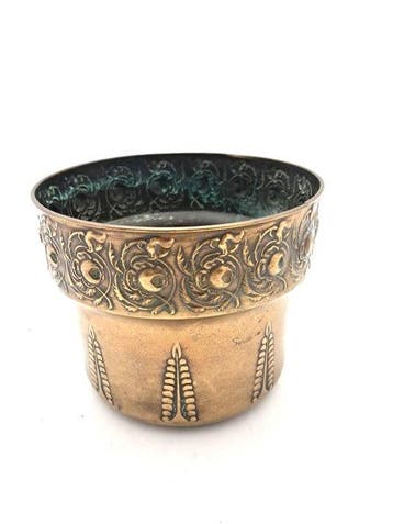 Pot de fleurs - Laiton, Antiquités & Art