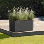 Lage plantenbak Terrassa – antraciet - 80 x 40 x 38 cm, Maison & Meubles, Verzenden