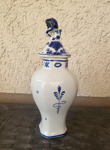 De Porceleyne Fles, Delft - HE - Balustervaas - Faience, Antiek en Kunst
