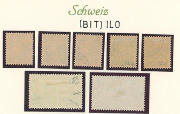Zwitserland 1928 - uit gestempelde Volkenbonduitgave 1928, Postzegels en Munten, Postzegels | Europa | België, Gestempeld