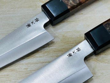 Keukenmes - Deba & Kiritsuke - Met de hand afgewerkte Japans