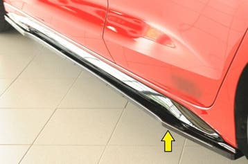 Side skirts Diffuser voor Audi A3 8Y S-line / S3 8Y Facelift, Ophalen of Verzenden