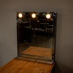 Miroir- Trois lumières - Verre, Acier - Miroir de coiffeuse