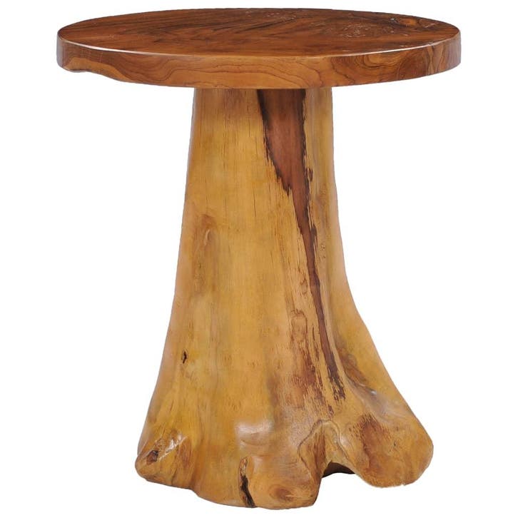 vidaXL Salontafel 40x40 cm massief teakhout, Huis en Inrichting, Tafels | Salontafels, Nieuw, Verzenden