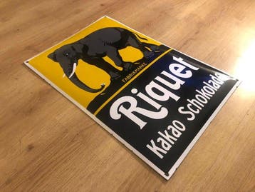 Rare Riquet Kakao Schokolade Chocolate Shop Display -
