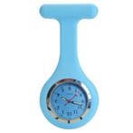 Fako - Verpleegstershorloge - Siliconen Deluxe - Lichtblauw, Verzenden