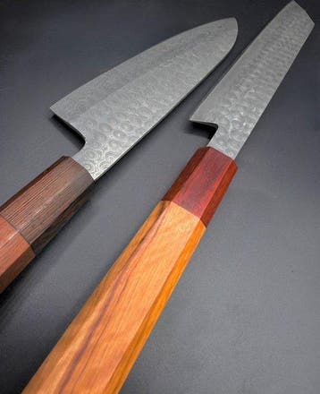 Keukenmes - Japanse mes , Maatwerk handgemaakt koksmes