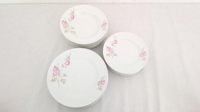 Richard Ginori - Eetservies voor 6 (18) - Porselein, Antiquités & Art, Antiquités | Meubles | Tables