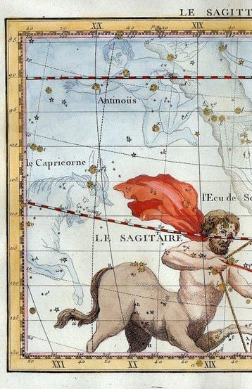 Astronomia, Costellazioni - Boogschutter (zodiacteken);