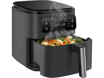 Seeger -  Steamfry Airfryer Met Stoomfunctie Zwart 7 L, Verzenden, Nieuw, Airfryer