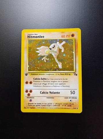 Pokémon - 2 Card - MAgneton Holo 1° Edizione - Hitmonlee