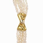Collier - 18 carats Or jaune - Perle, Bijoux, Sacs & Beauté, Colliers