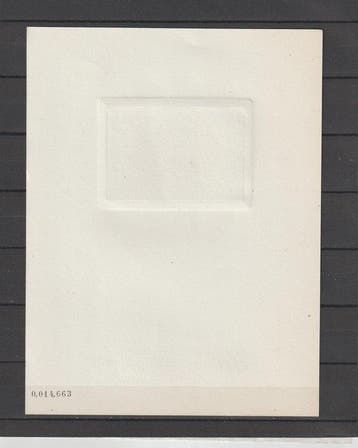 France 1945 - rare epreuve de luxe vignette aerienne burelé