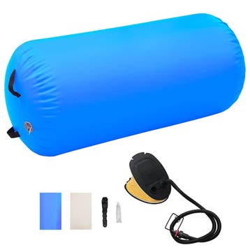 vidaXL Gymnastiekrol met pomp opblaasbaar 120x90 cm PVC, Sport en Fitness, Yoga en Pilates, Verzenden, Nieuw
