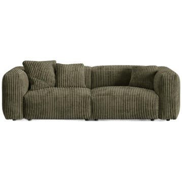Micadoni Modular Sofa Xl, martina, 3 Seats, Moss Green,, Maison & Meubles, Verzenden