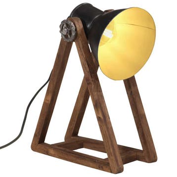 vidaXL Bureaulamp 25 W E27 30x17x40 cm zwart, Verzenden, Nieuw