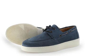 Manfield Bootschoenen in maat 43 Blauw, Manfield, Zo goed als nieuw, Verzenden, Blauw