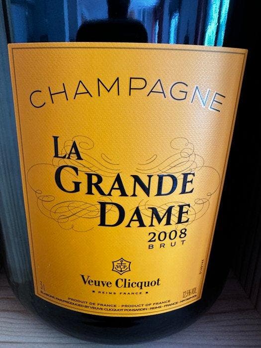 2008 Veuve Clicquot, La Grande Dame - Champagne Brut - 1, Verzamelen, Wijnen