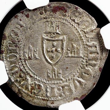 Portugal. D. Fernando I (1367-1383). Grave (14 Dinheiros) -, Postzegels en Munten, Munten | Europa | Niet-Euromunten