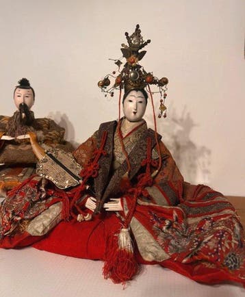 Imperiale Hina Ningyo-poppen (Keizer & Keizerin) -