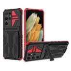 Samsung Galaxy A51 - Armor Card Slot Hoesje met Kickstand -, Verzenden