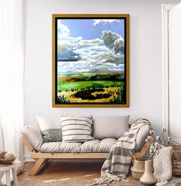Pablo Soroya - Cloudscape VII, Original Oil Painting, XL