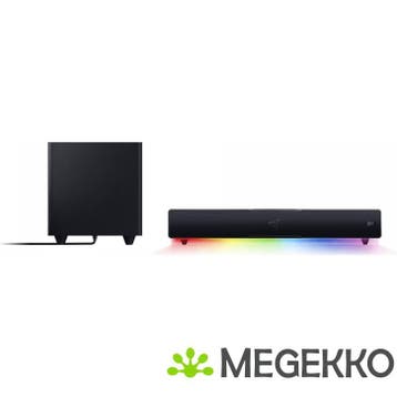 Razer Leviathan V2 Zwart 65W Soundbar en Subwoofer, Verzenden, Nieuw