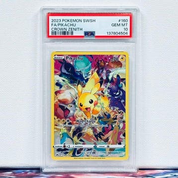 Pokémon Graded card - FA/PIKACHU #160 - Pokémon - PSA 10, Nieuw