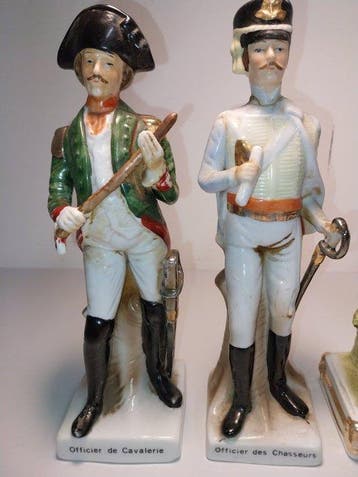 Militaire miniatuur beeldjes - Série de figurines militaires