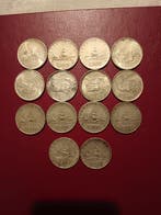 Italië, Republiek 500 Lire argento (14 monete)
