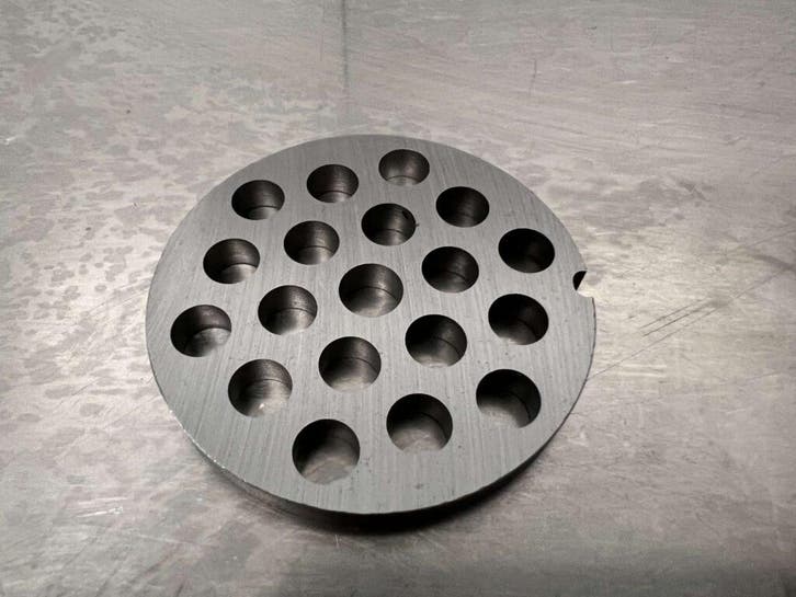 Plaque en acier inoxydable pour hachoir taille 8, 8 mm 230V, Articles professionnels, Horeca | Équipement de cuisine, Envoi