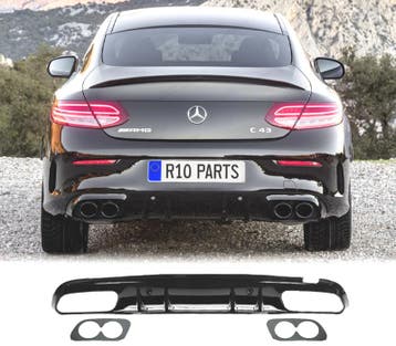 Diffuseur Pour Mercedes W205 C205 Coupe Amg 14-18 Look C43 N, Verzenden