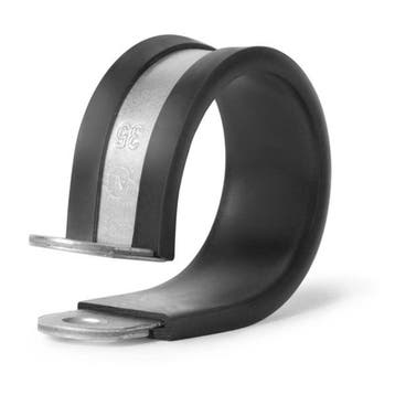 P-buisklem RVS met rubber 45mm, Ophalen of Verzenden, Nieuw