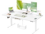 Veiling - VASAGLE In hoogte verstelbaar bureau - 160 x 80 cm, Huis en Inrichting, Bureaus, Nieuw