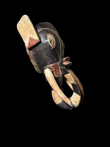 Masker Olifant - 61 cm - Baule - Ivoorkust (Zonder