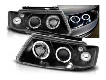 Angel Eyes koplampen Black geschikt voor VW Passat B5 3B, Verzenden