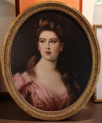 Franz Russ (1844-1906), Attribué(e) à - Ritratto di nobil