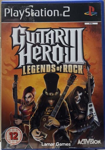 Guitar Hero III Legends of Rock (ps2 used game), Games en Spelcomputers, Games | Sony PlayStation 2, Ophalen of Verzenden, Nieuw