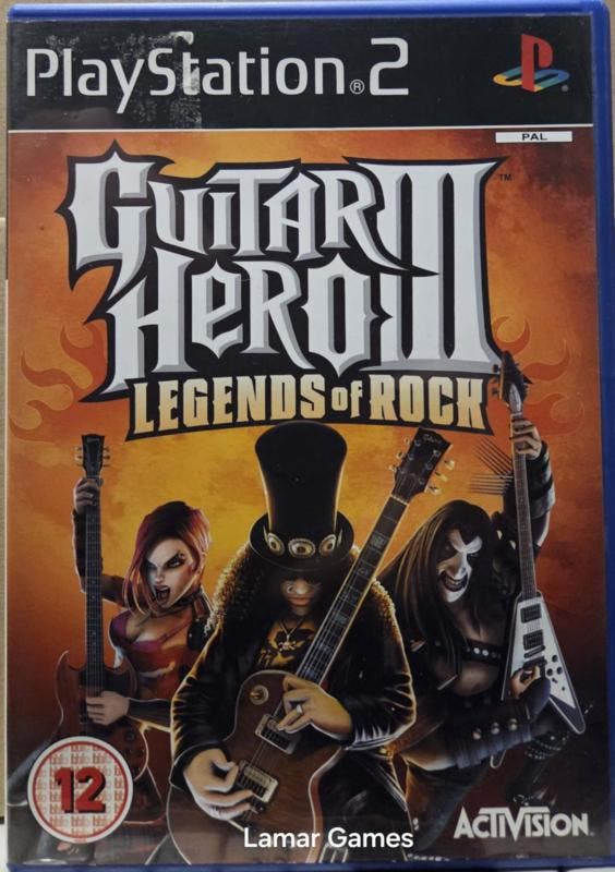 Guitar Hero III Legends of Rock (ps2 used game), Games en Spelcomputers, Games | Sony PlayStation 2, Ophalen of Verzenden