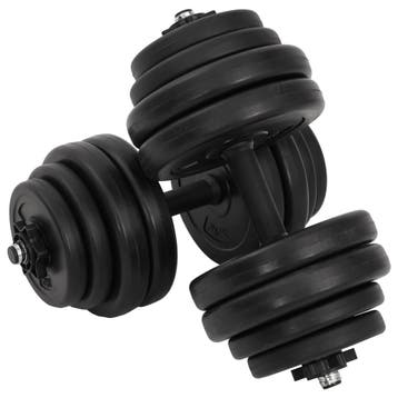 vidaXL Halters 2x15 kg, Verzenden