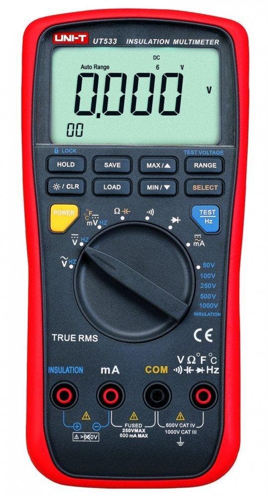 UNI-T UT533 Multimètre, Bricolage & Construction, Ventilation & Extraction, Envoi