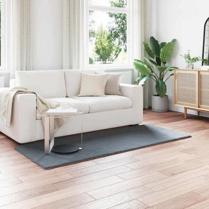 vidaXL Antislip vloerkleed van imitatie konijnenbont OLITE, Maison & Meubles, Ameublement | Tapis & Moquettes, Envoi