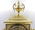 Klok - Brons, Hout - 1850-1900 - Napoléon III, Antiek en Kunst, Antiek | Klokken