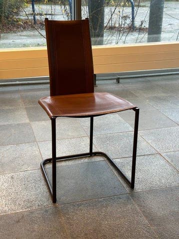 Thema Italy - Gastone Rinaldi - Stoel (4) - Leder, Antiquités & Art