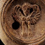 Oud-Romeins - Olielamp met decor - Zeemeermin -