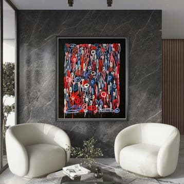 Nuno Barbedo (1983) - Eletric love (XL Size Painting)