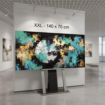 Monika Spiewak - Abstract - Oil Painting Stretched On The