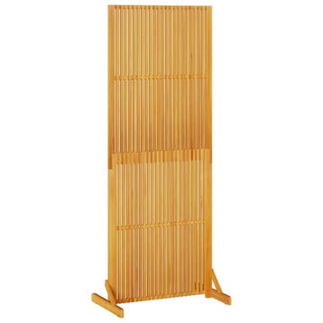 vidaXL Privacyscherm Bruin 79,5 x 50 x 200 cm Massief Acacia, Verzenden
