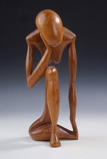 Lokale artiest - Figure - Mali • Decoratief houten beeld Le, Antiek en Kunst